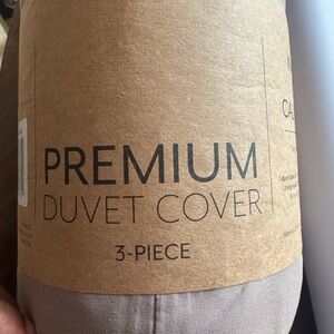 Elegant 3-Piece Duvet Cover Set - Classic Brown